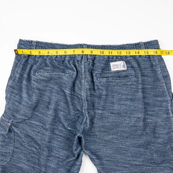 Johnnie-O Boardy Lounger Pull-On Short Men's Medium Hangin' Out Blue Terry Soft - Picture 11 of 15